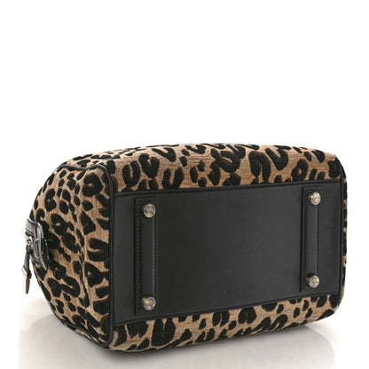 Louis Vuitton Jacquard Velvet Leopard Print Stephen Sprouse Speedy 4 of 11