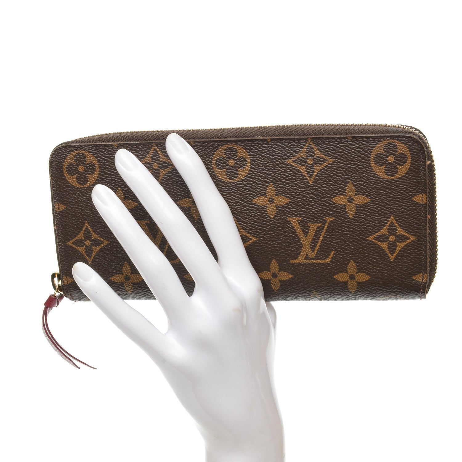 Louis Vuitton Monogram Clemence Wallet Fuchsia 2 of 6