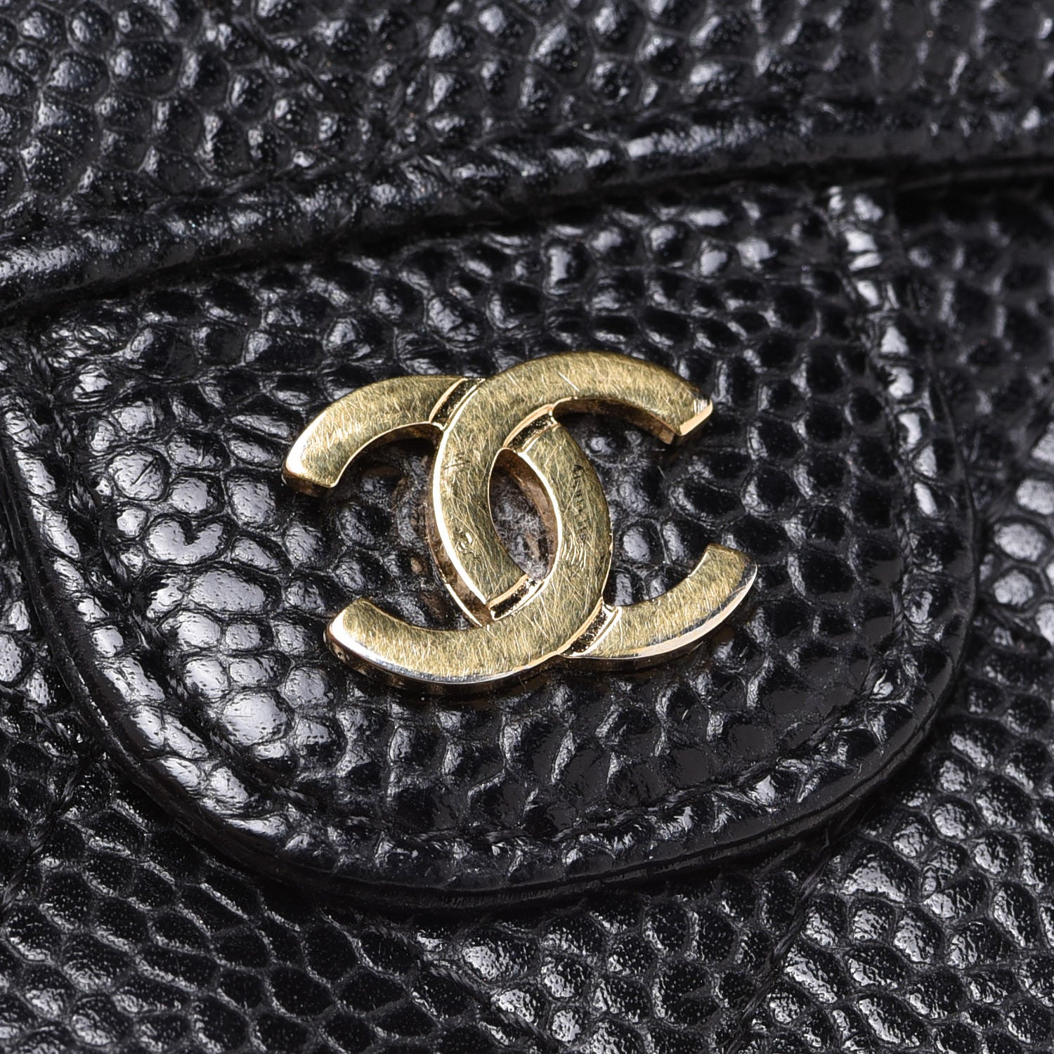 Chanel Caviar Quilted Compact Flap Wallet Black 9 of 9