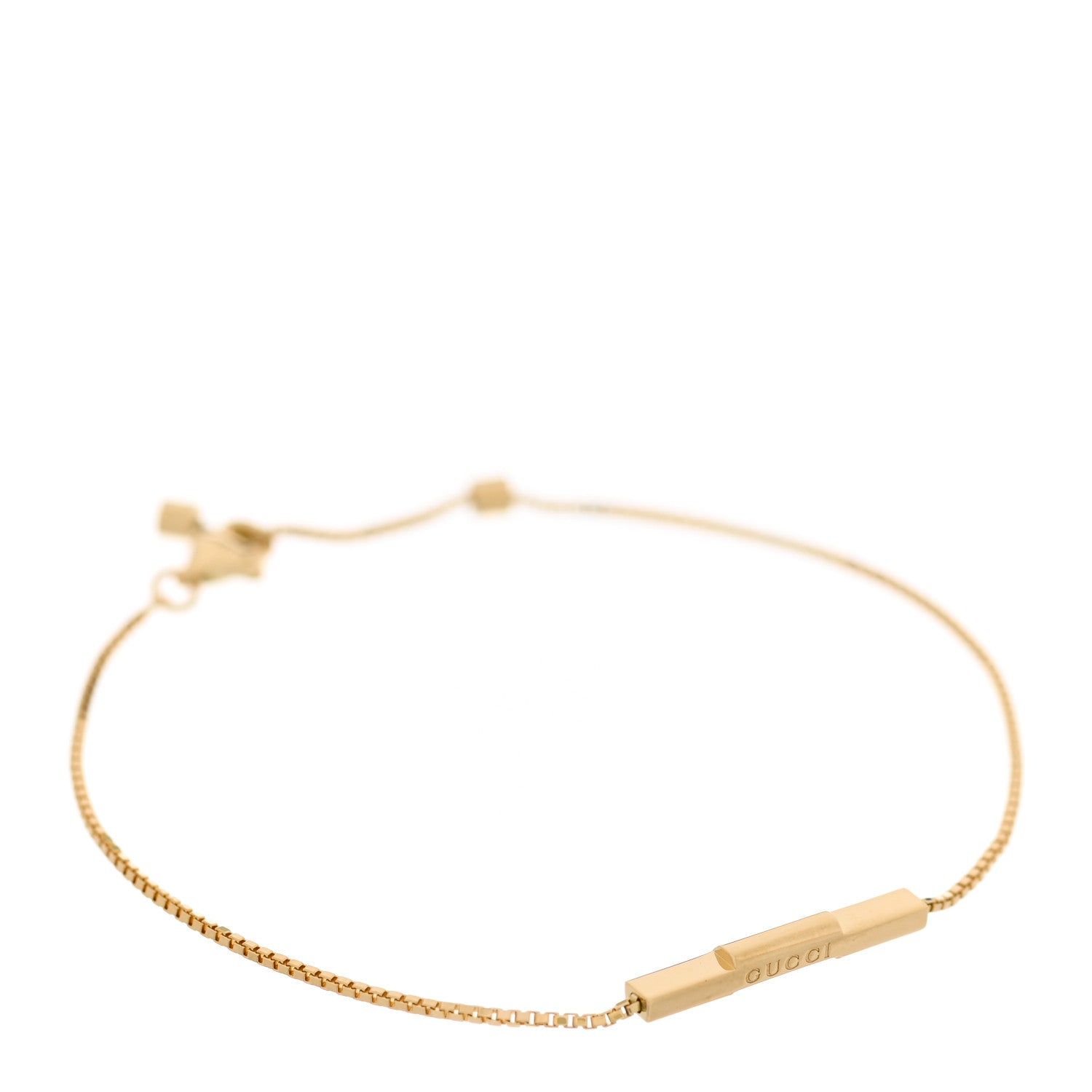 Gucci 18K Yellow Gold Link to Love Bar Bracelet 1 of 6