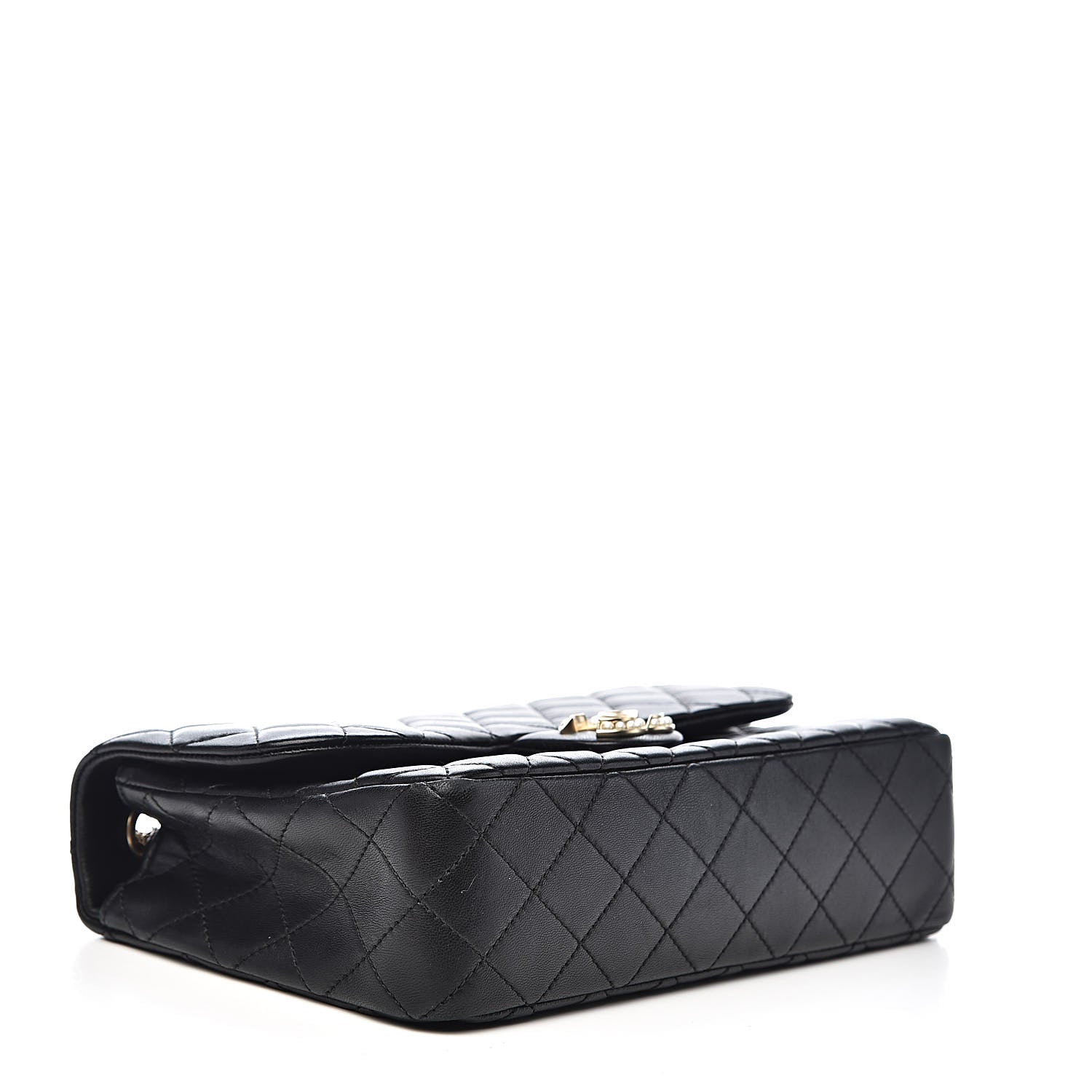 Chanel Lambskin Quilted Medium Westminster Pearl Flap Black 4 of 13