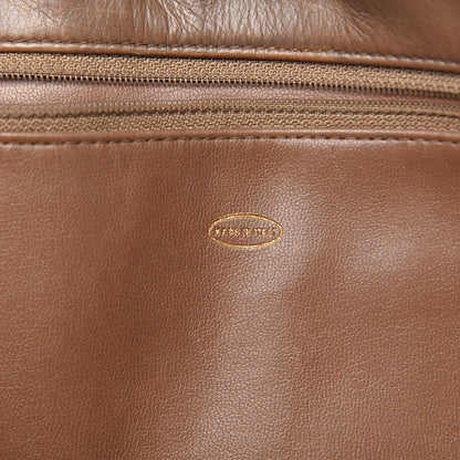 Chanel Lambskin Quilted Shopping Tote Brown 7 of 27