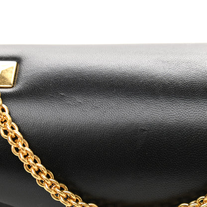 Valentino Garavani Nappa One Stud Chain Clutch Black 12 of 12