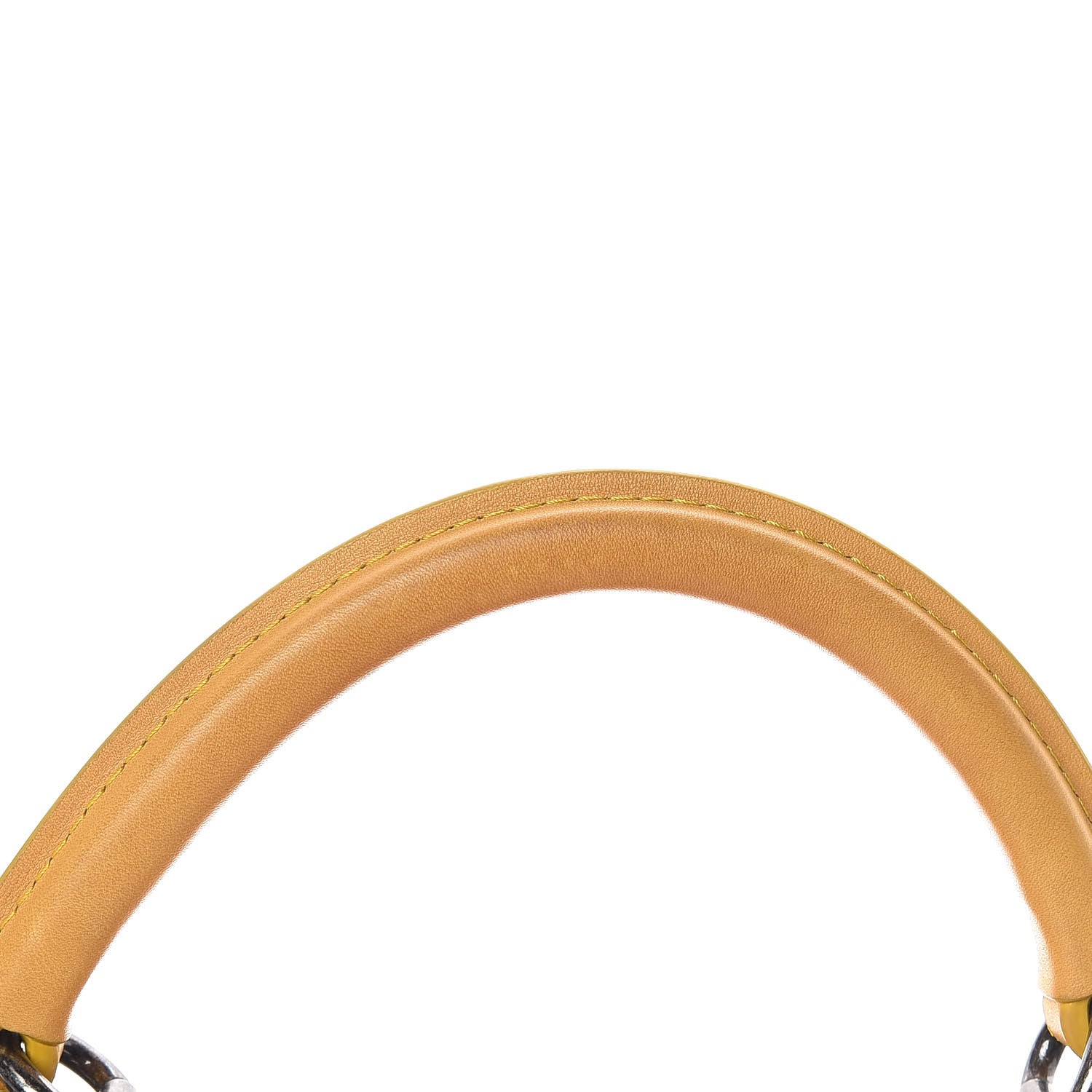 Chanel Calfskin Stitched Urban Luxury Top Handle Bag Yellow 19 of 20