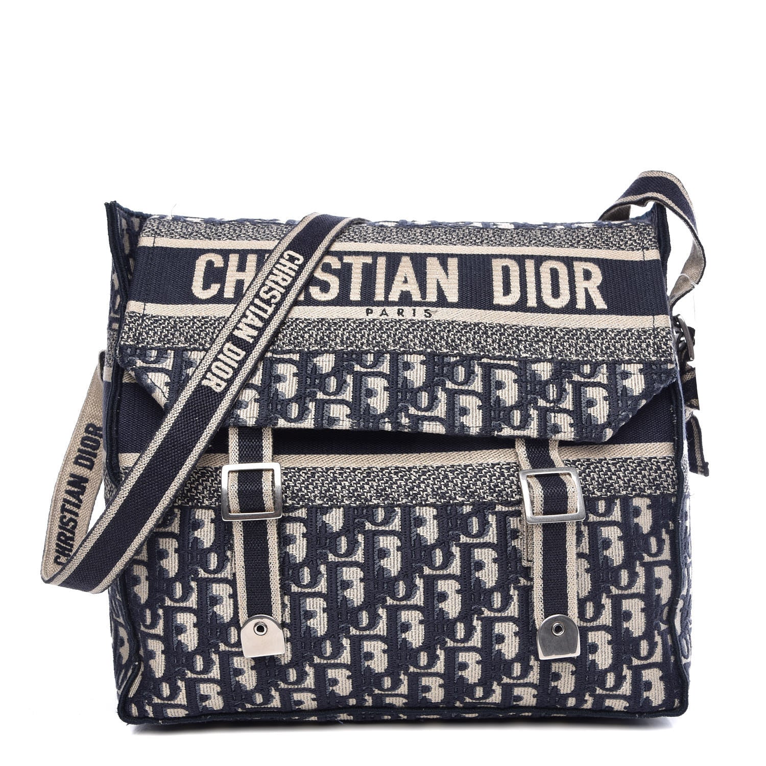 Christian Dior Oblique Medium Diorcamp Messenger Blue 1 of 7