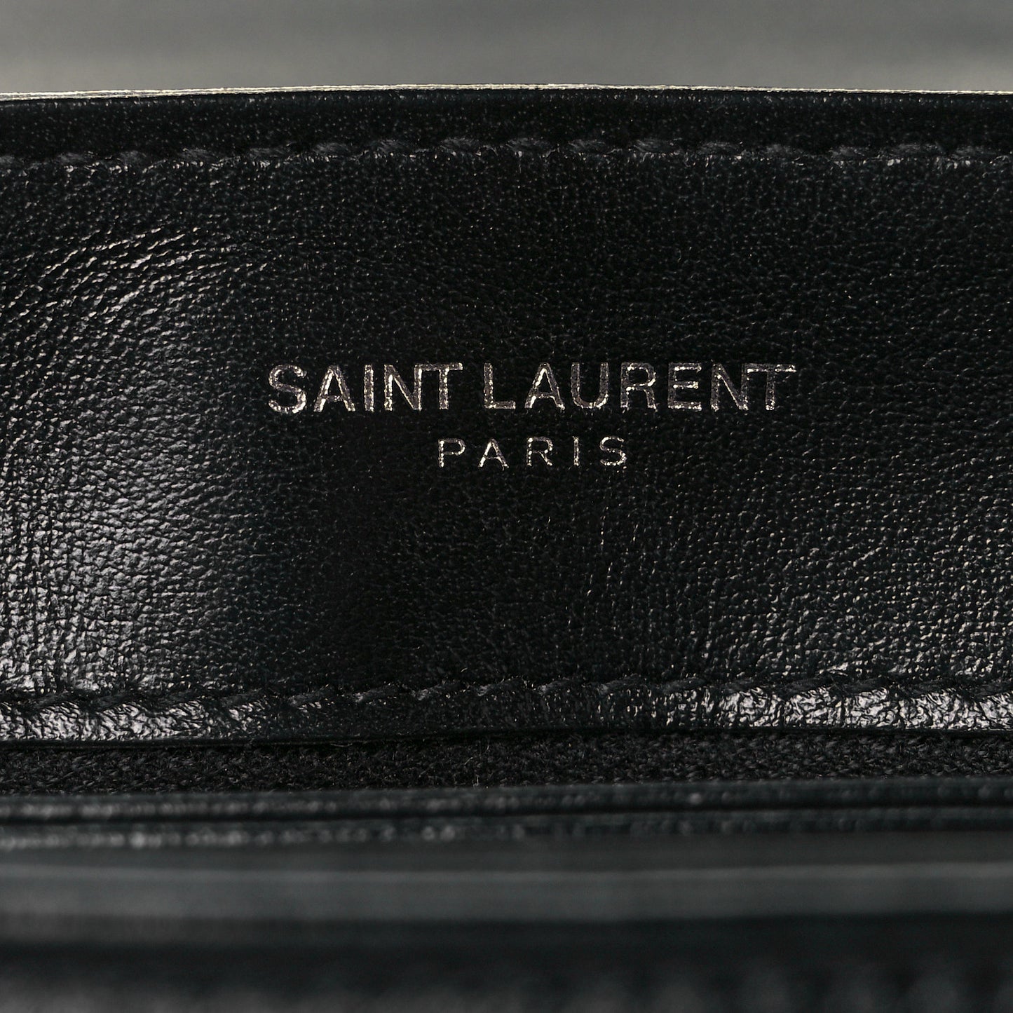 Calfskin Y Quilted Monogram Toy Loulou Crossbody Bag Black