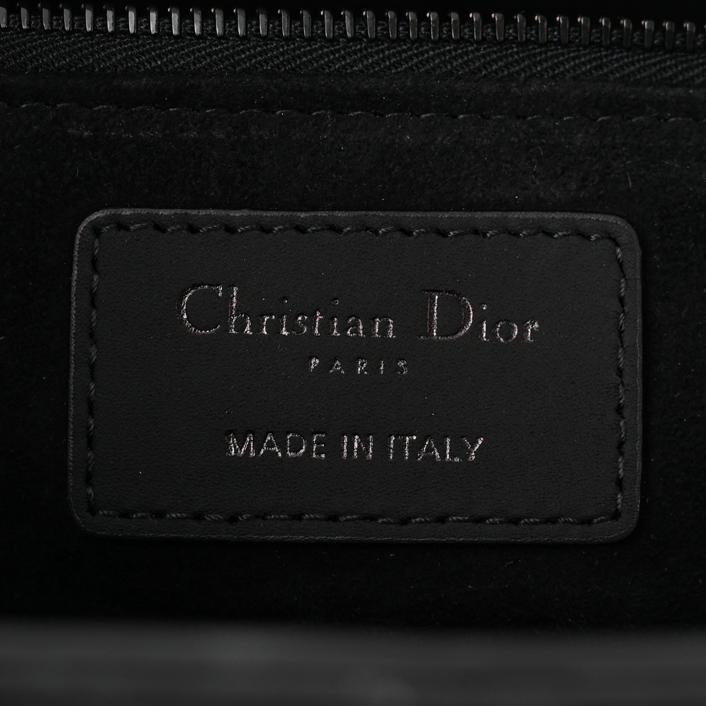 Ultra Matte Calfskin Cannage Large Lady Dior Black