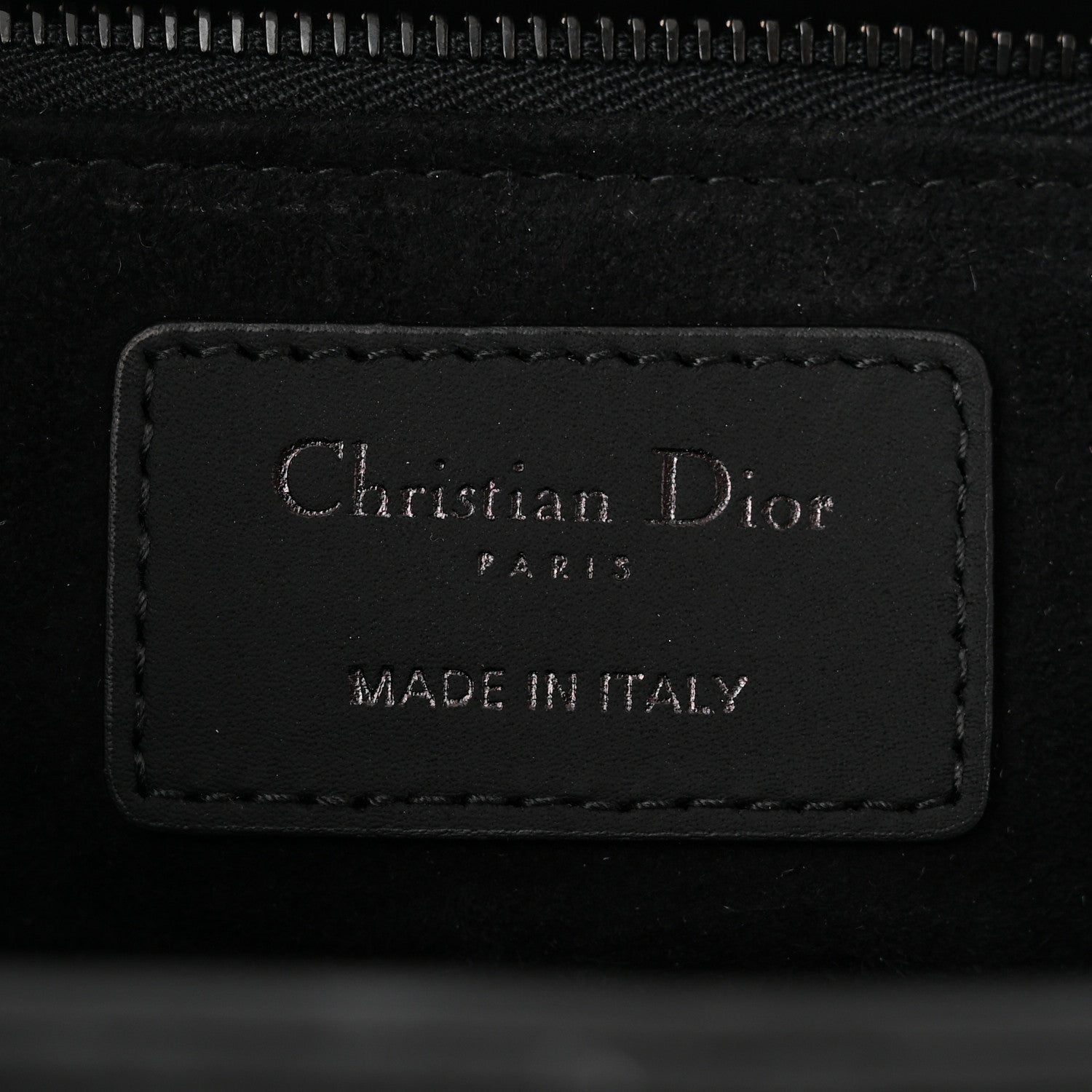Christian Dior Ultra Matte Calfskin Cannage Large Lady Dior Black 6 of 12