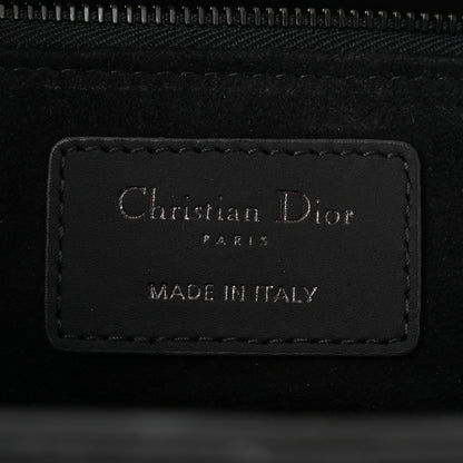 Christian Dior Ultra Matte Calfskin Cannage Large Lady Dior Black 6 of 12