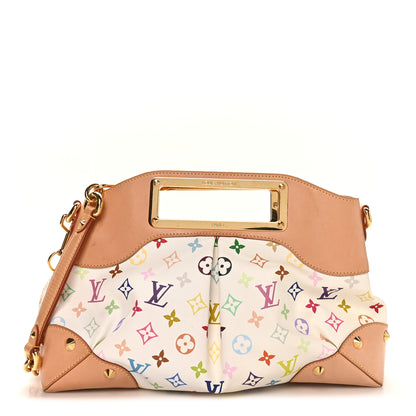 Louis Vuitton Monogram Multicolor Judy MM White 1 of 9