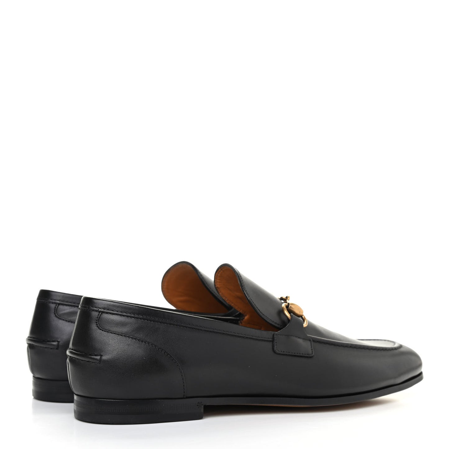 Calfskin Horsebit Mens Jordaan Loafers 7.5 Black