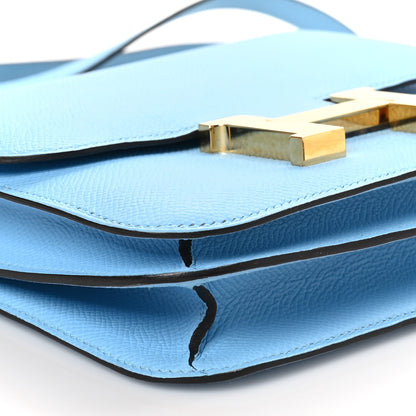 Hermes Epsom Constance 18 Celeste 11 of 13