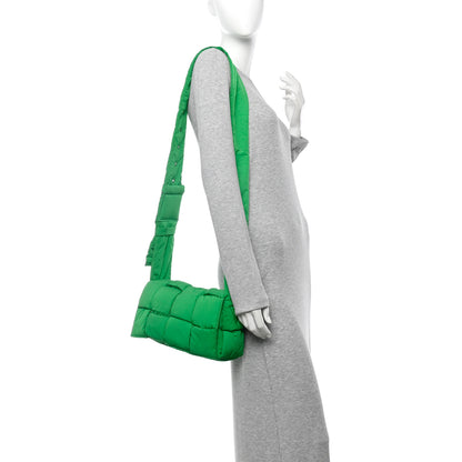 Bottega Veneta Nylon Intrecciato Padded Tech Cassette Bag Parakeet 2 of 12