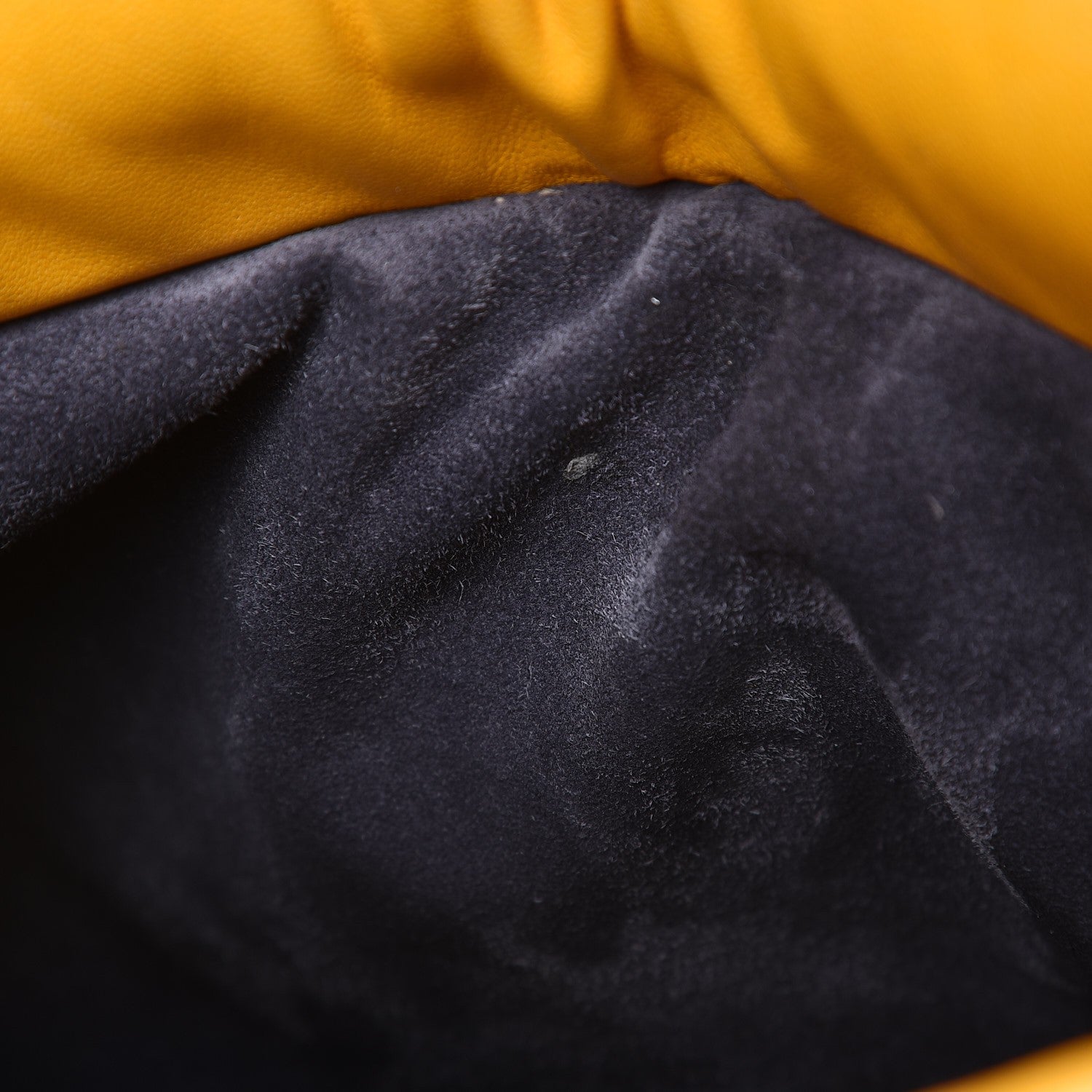 Celine Lambskin Drawstring Clutch Sunflower 7 of 11