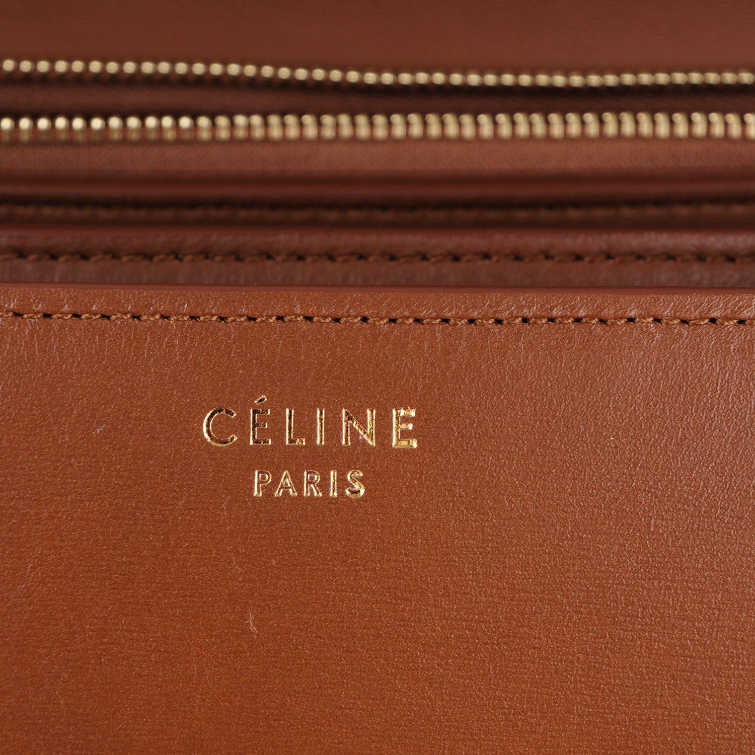 Celine Smooth Calfskin Medium Classic Box Flap Bag Camel 6 of 9