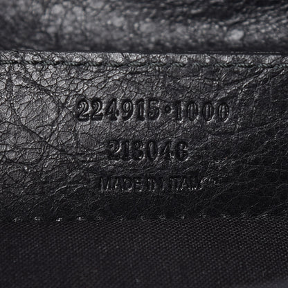 Balenciaga Agneau Classic Hardware Envelope Clutch Black 9 of 10