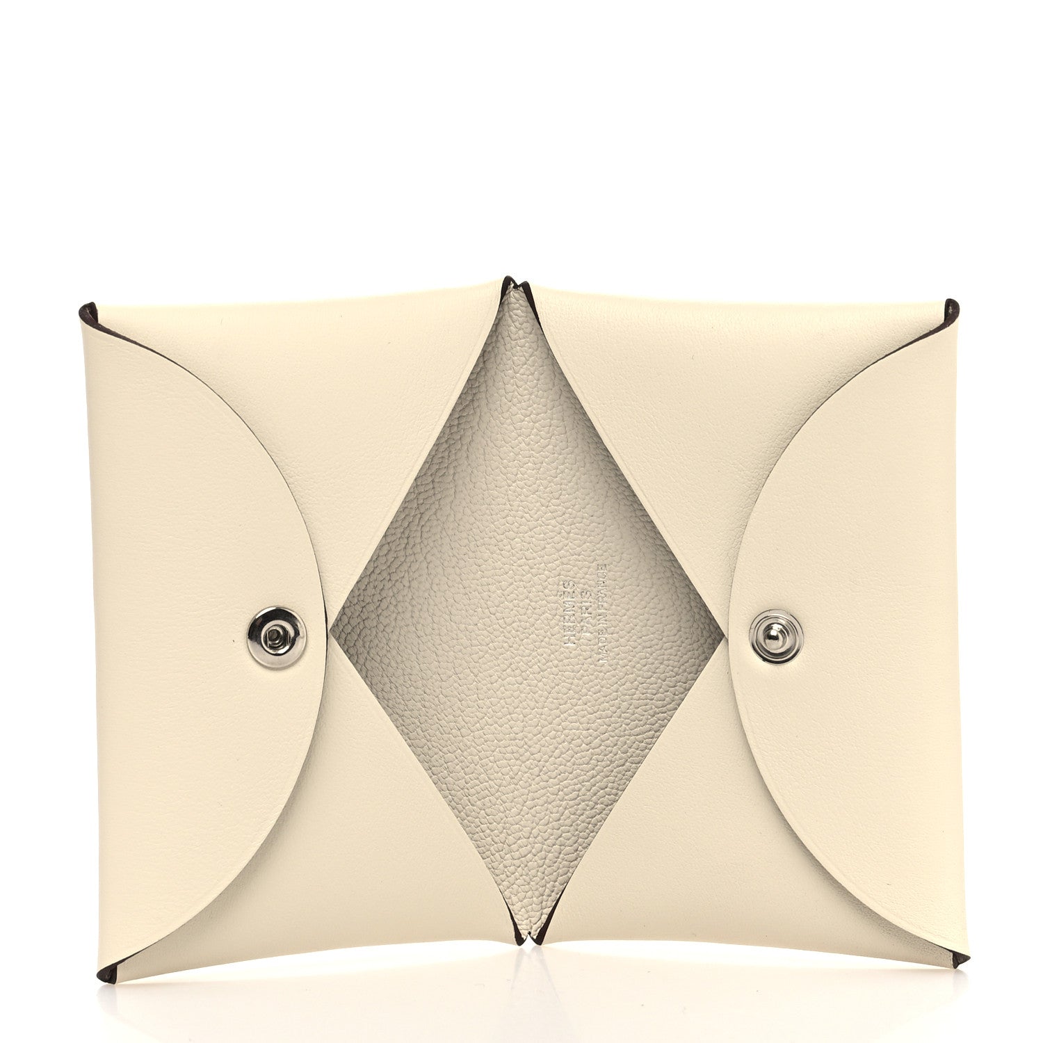 Hermes Swift Aviatrice Printed Calvi Card Case Nata 5 of 10
