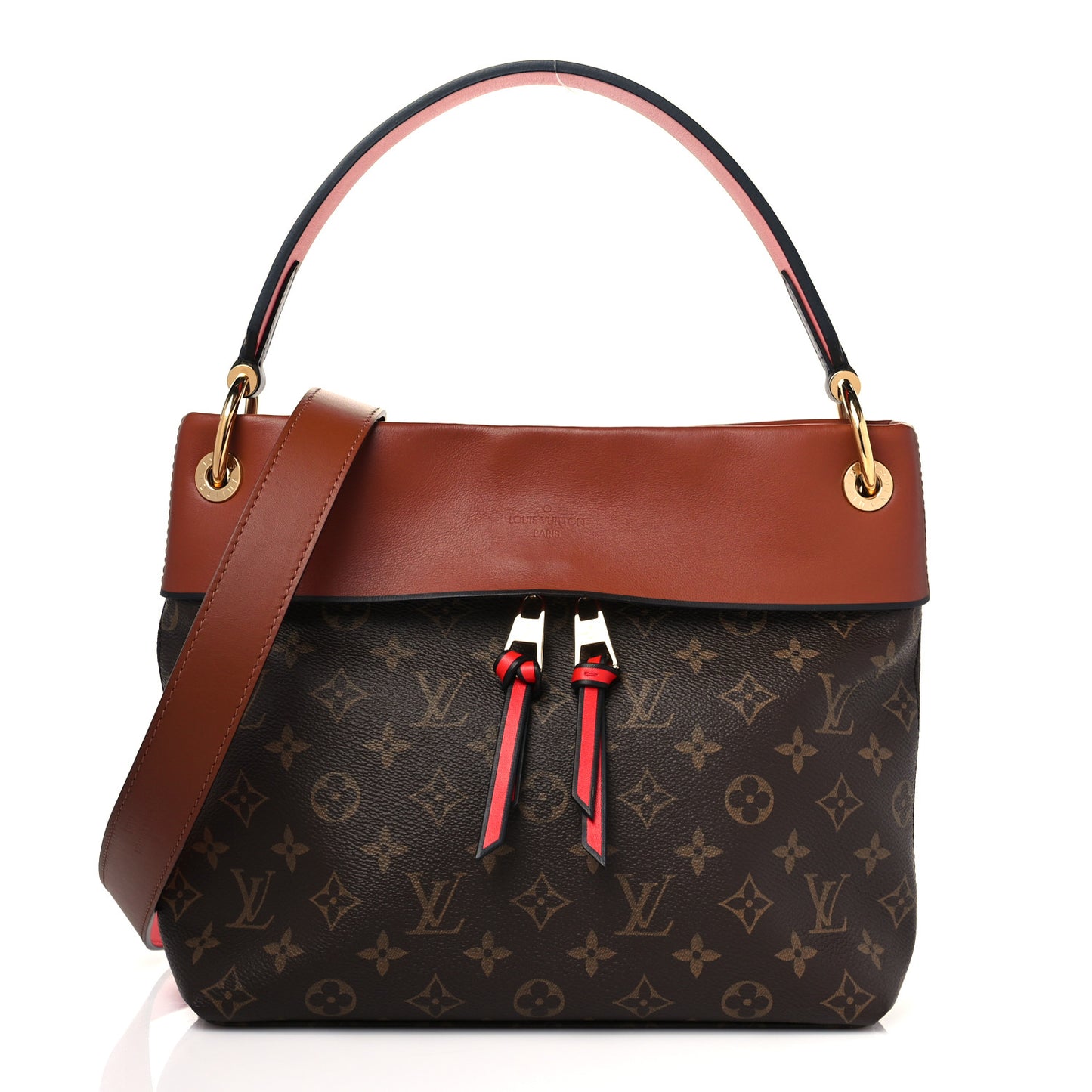 Monogram Tuileries Besace Caramel Rouge