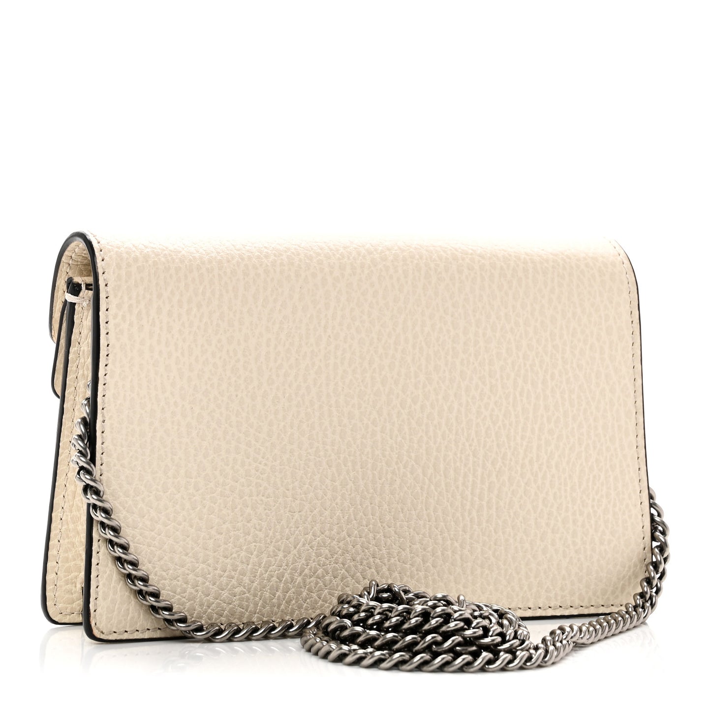 Dollar Calfskin Crystal Super Mini Dionysus Shoulder Bag Mystic White Black Diamond
