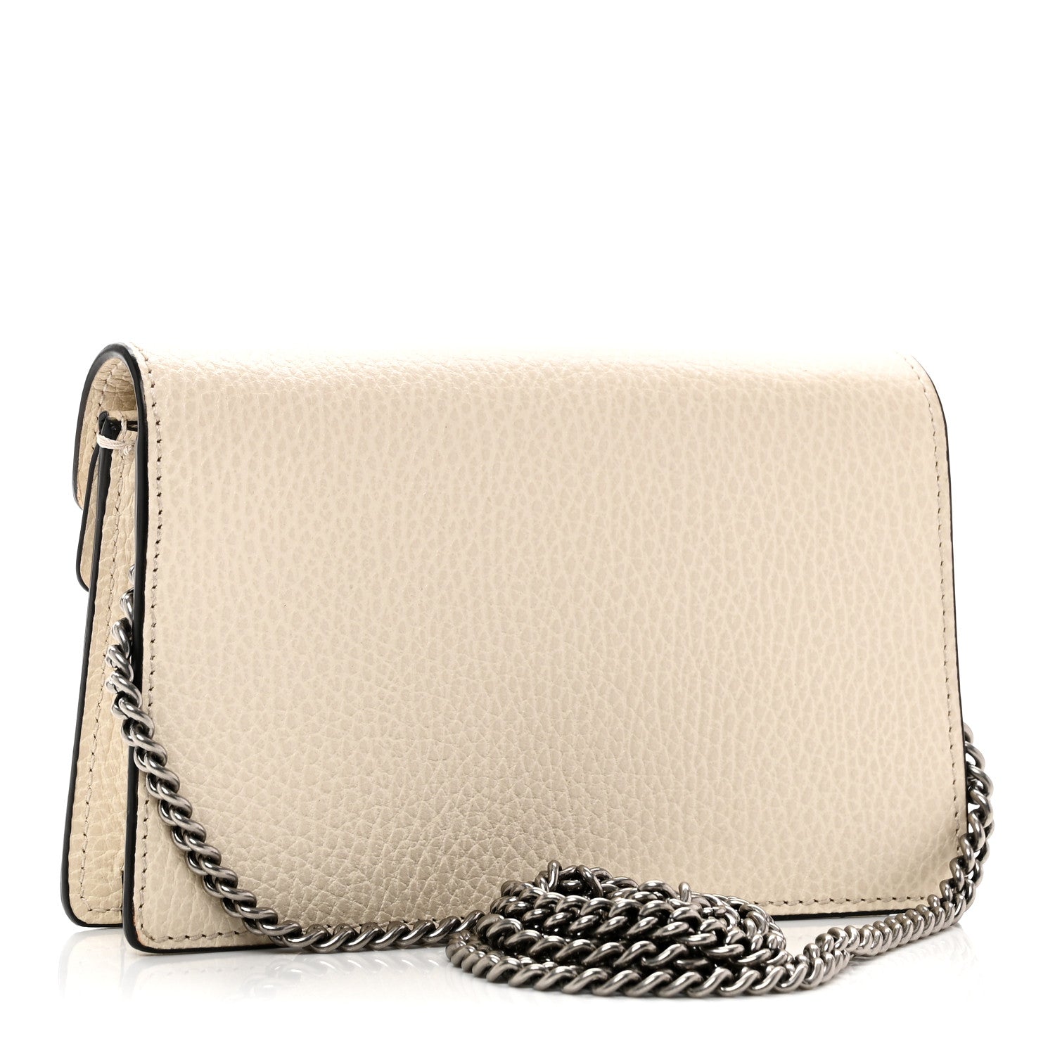 Gucci Dollar Calfskin Crystal Super Mini Dionysus Shoulder Bag Mystic White Black Diamond 3 of 10