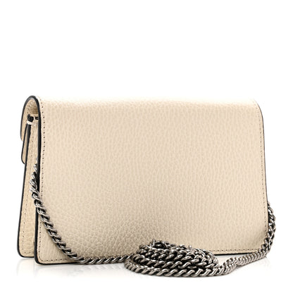 Gucci Dollar Calfskin Crystal Super Mini Dionysus Shoulder Bag Mystic White Black Diamond 3 of 10
