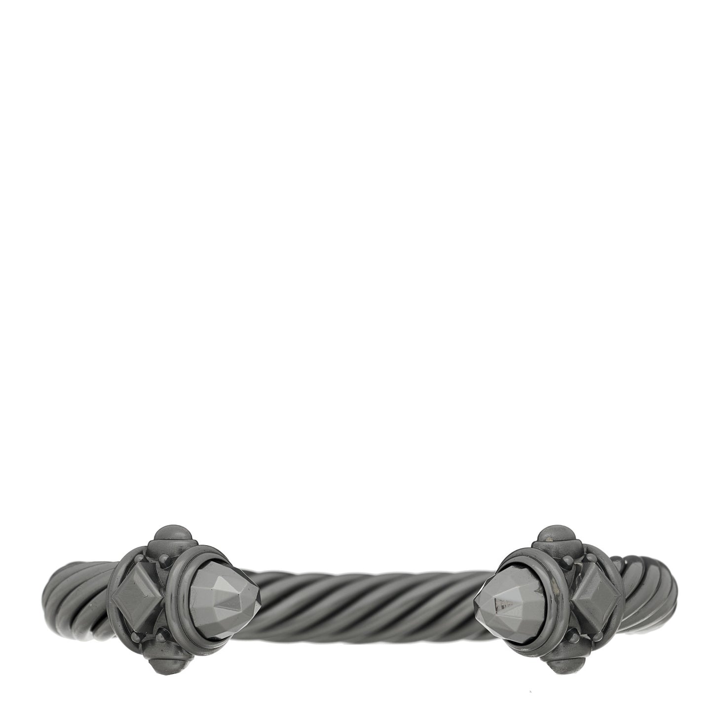 Aluminum 10mm Cable Renaissance Bracelet Grey