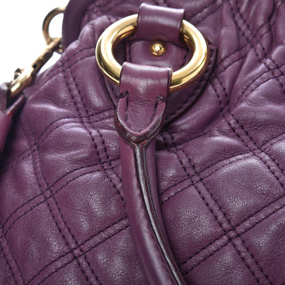 Marc Jacobs Calfskin Quilted Stam Purple 22 of 23