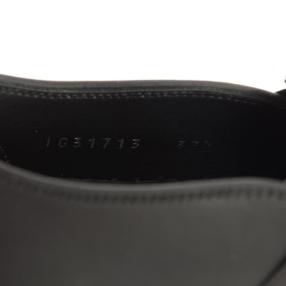 Chanel Leather Slip On Sneakers 37.5 White Black 6 of 13