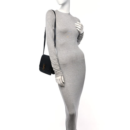 Saint Laurent Smooth Calfskin North South Kaia Satchel Black 3 of 9