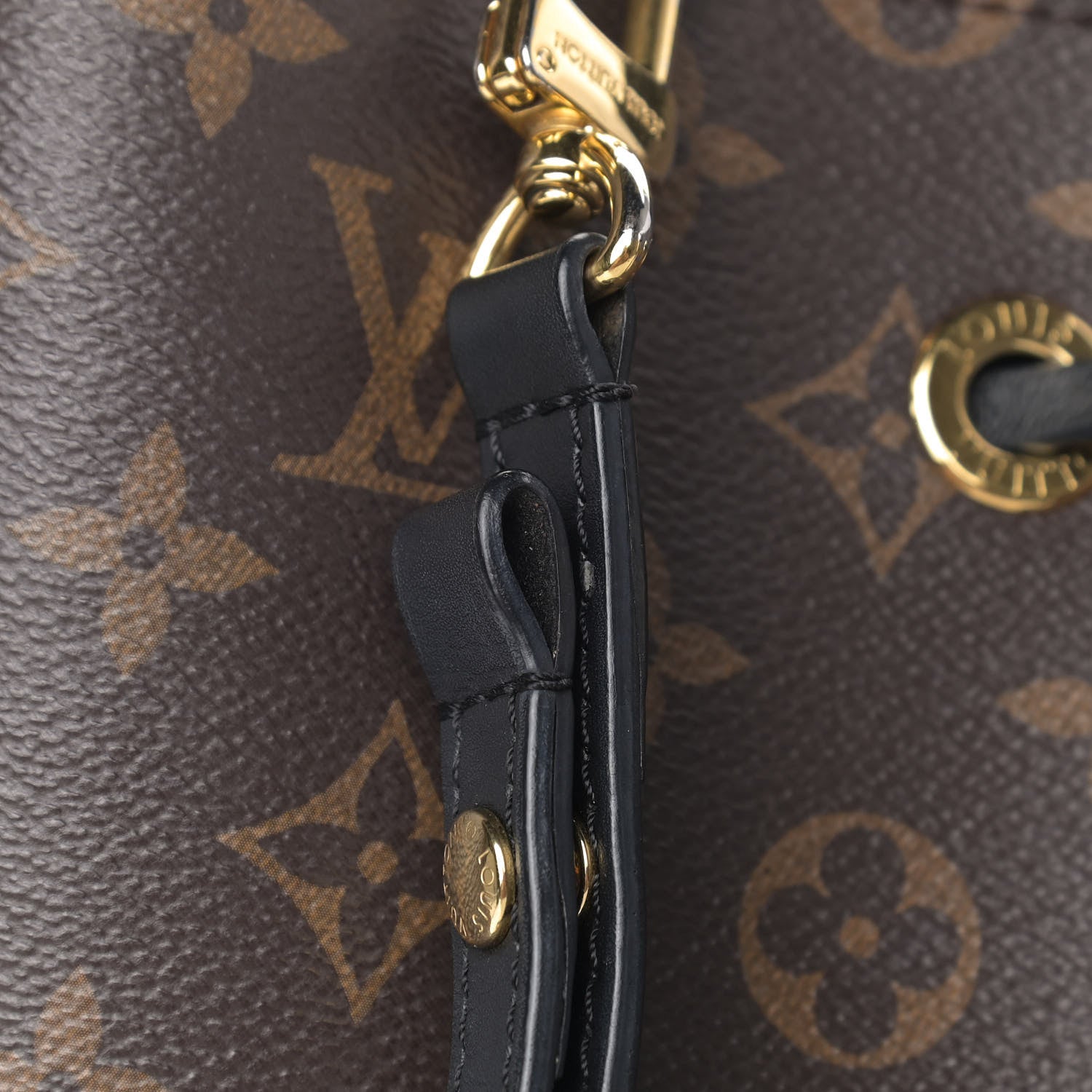 Louis Vuitton Monogram Neonoe MM Black 12 of 12