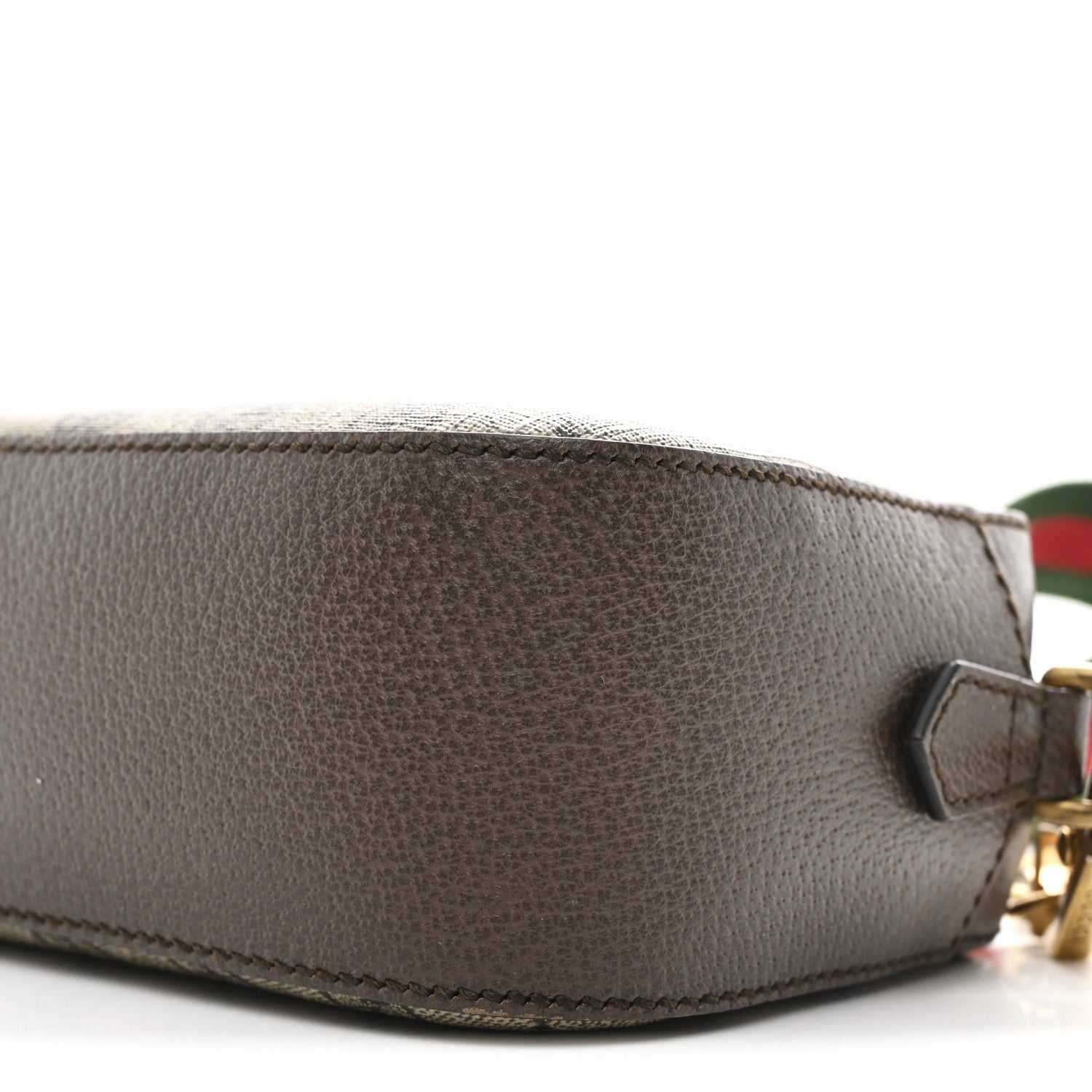 Gucci GG Supreme Monogram Web Neo Vintage Shoulder Bag Beige New Acero Crop 10 of 11