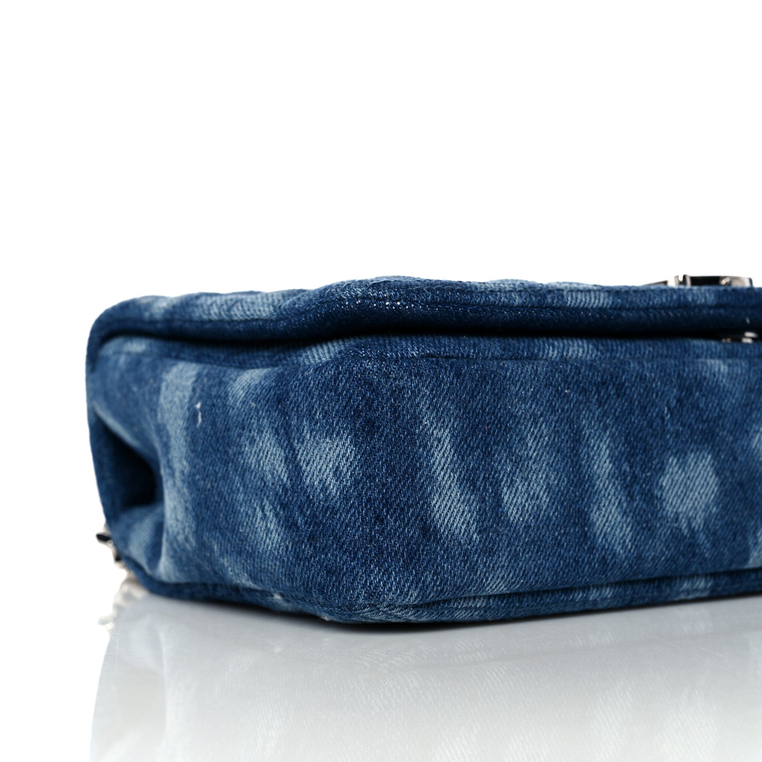 Burberry Denim Quilted Small Lola Bag Blue 8 of 11