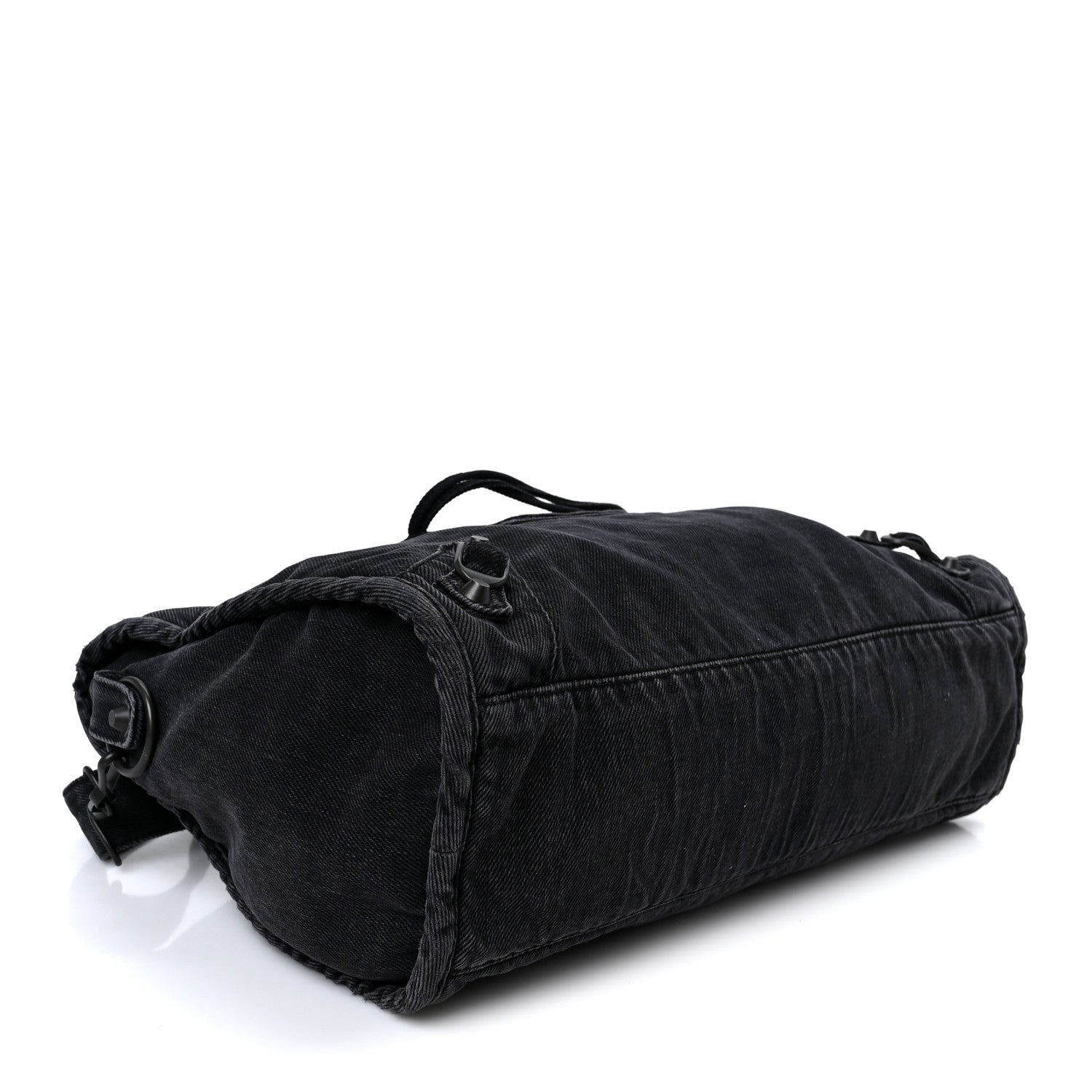 Balenciaga Washed Denim Classic Hardware Medium Le City Black 3 of 9