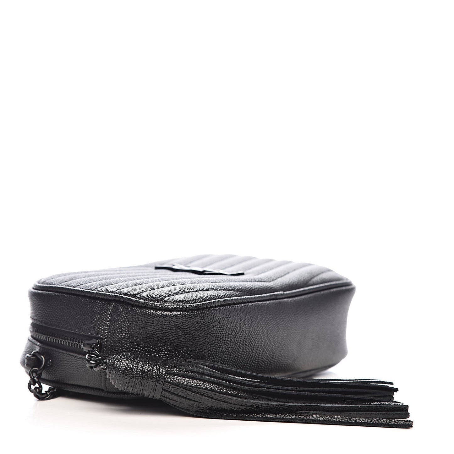 Grain De Poudre Matelasse Monogram Mini Lou Camera Bag Black