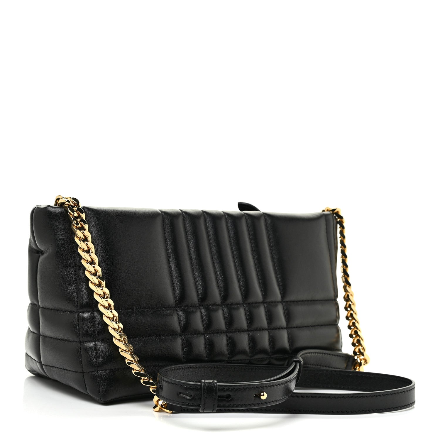 Burberry Calfskin Quilted Small Lola Zip Black 3 of 10