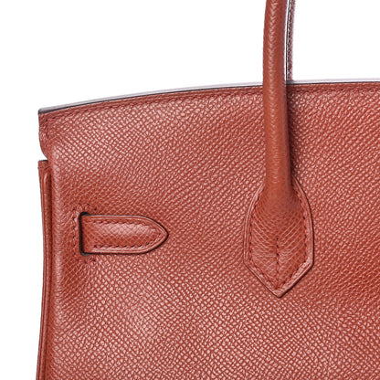 Hermes Epsom Birkin 25 Sienne 11 of 17
