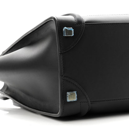 Celine Smooth Calfskin Micro Luggage Black 10 of 11