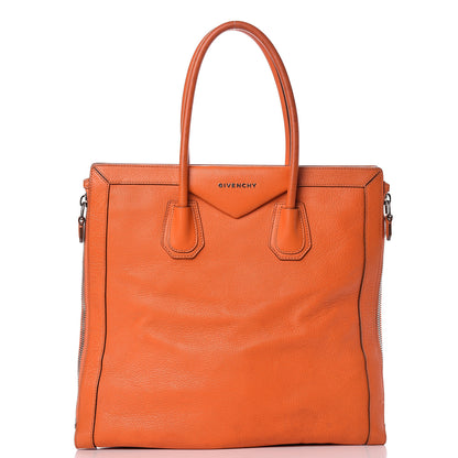 Givenchy Grained Goatskin Antigona Zippered Tote Orange 3 of 44