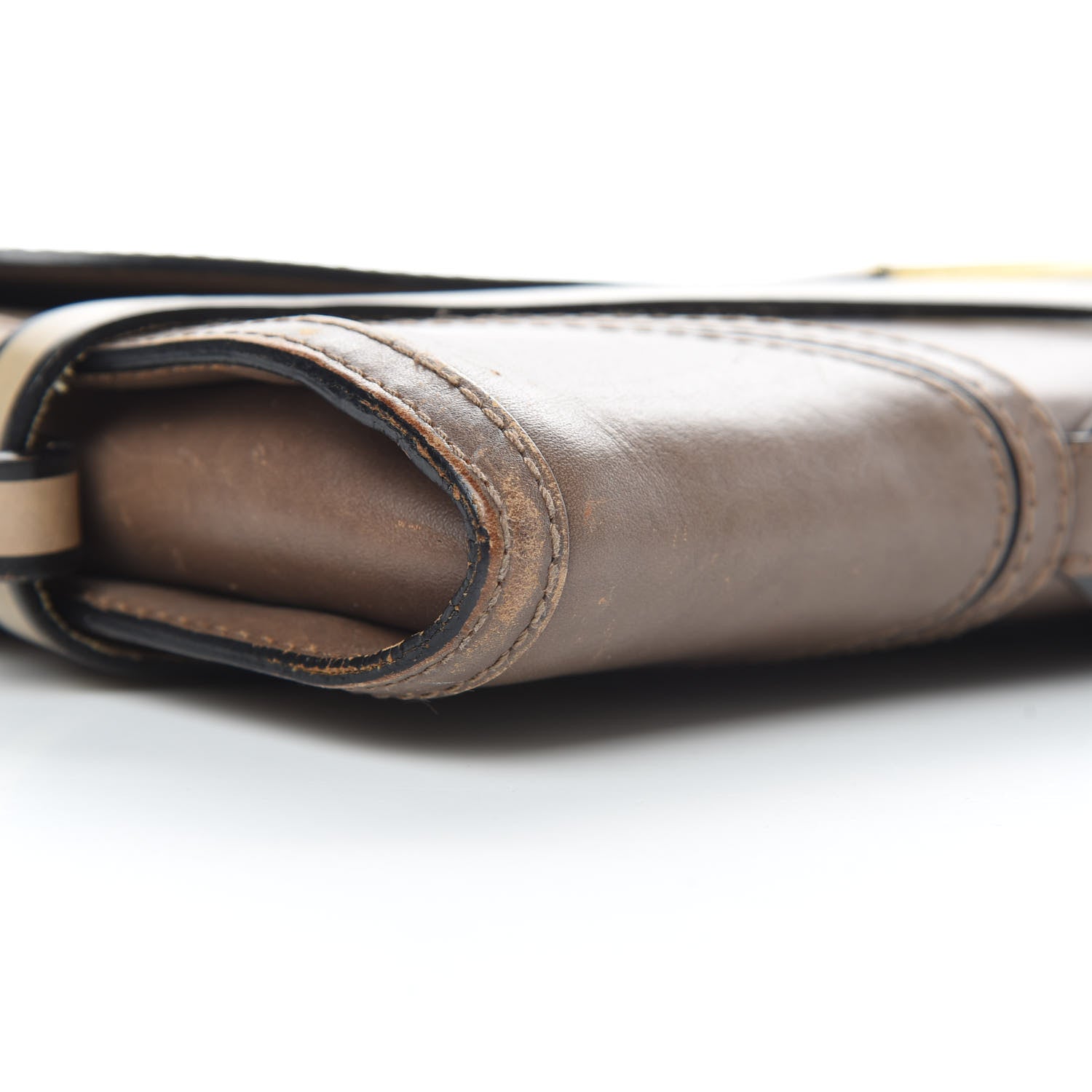 Burberry Bridle Calfskin Katherine Crossbody Clutch Brown 10 of 23