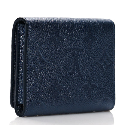 Louis Vuitton Metallic Monogram Business Card Holder Navy Nacre 3 of 7