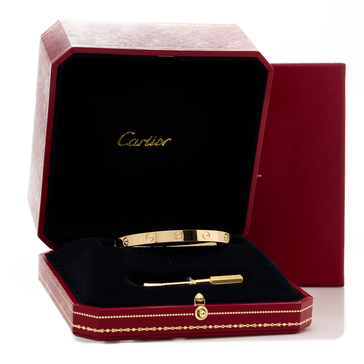Cartier 18K Yellow Gold LOVE Bracelet 17 8 of 8