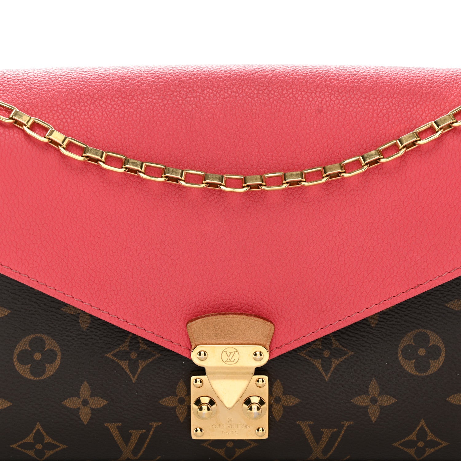 Louis Vuitton Monogram Pallas Chain Rose Litchi 7 of 11