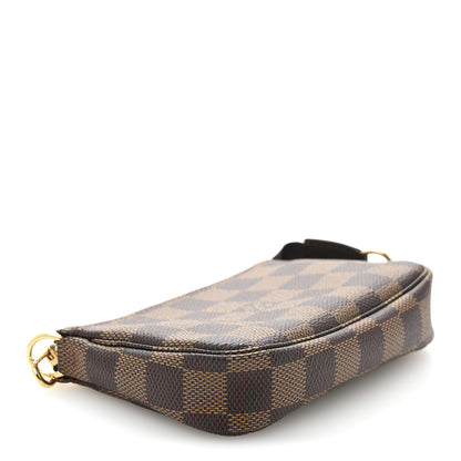 Louis Vuitton Damier Ebene Mini Pochette Accessories 4 of 8