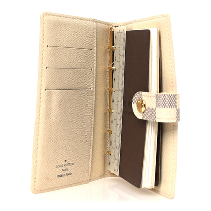 Louis Vuitton Damier Azur Small Ring Agenda Cover 5 of 8