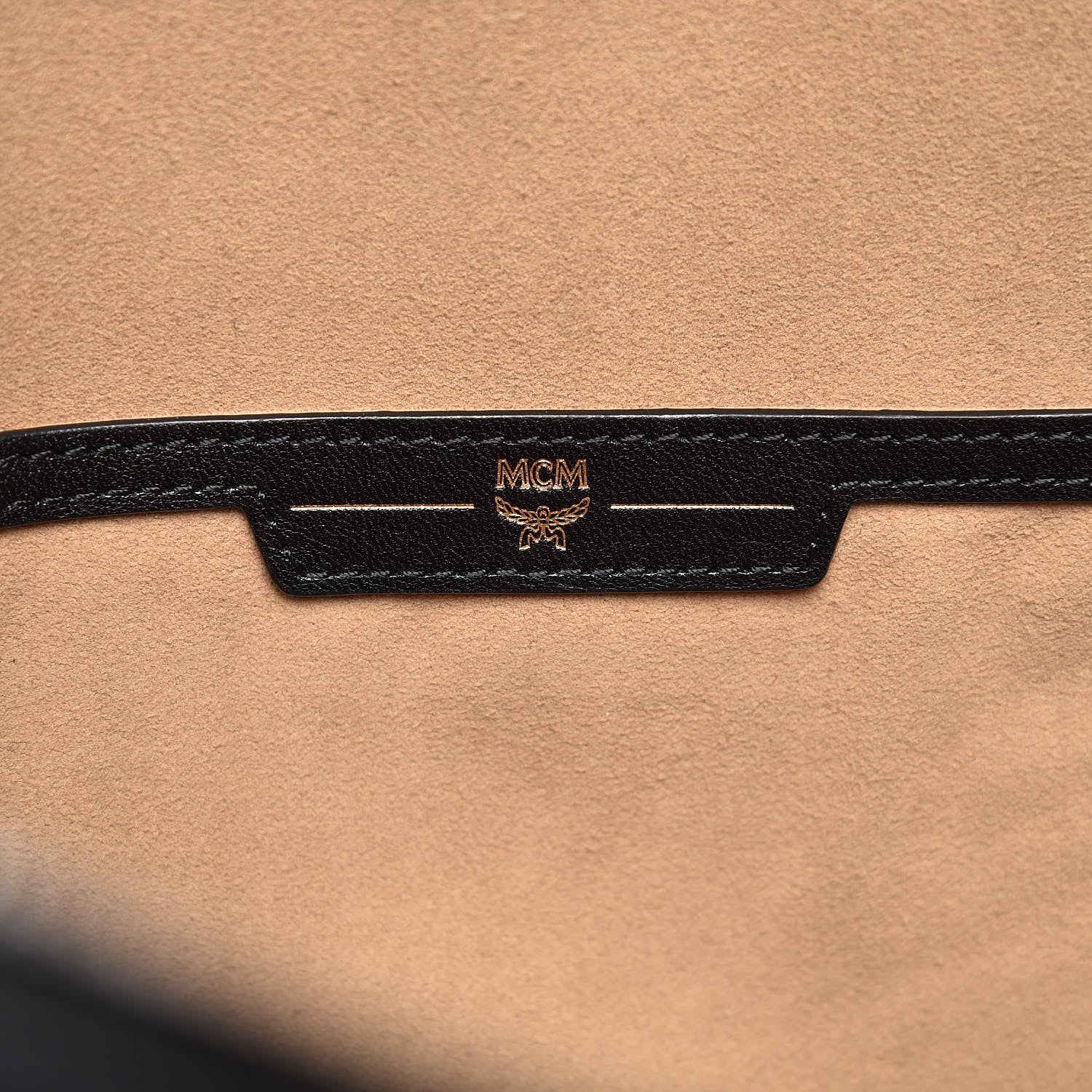 MCM Visetos Briefcase Cognac 6 of 13