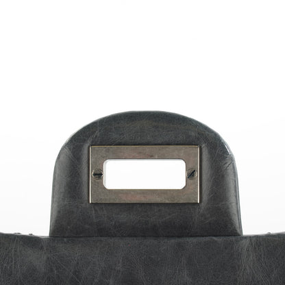 Chanel Aged Calfskin Quilted 50th Anniversary 2.55 Reissue Flap 226 Grey 5 of 9