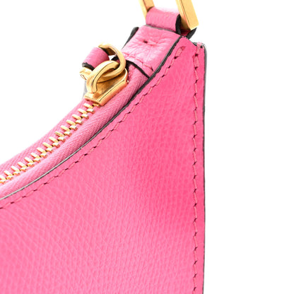 Valentino Garavani Grainy Calfskin Mini Vlogo Hobo Bag Feminine Pink 10 of 13