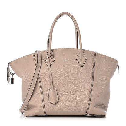 Louis Vuitton Veau Cachemire Soft Lockit PM Galet 1 of 10