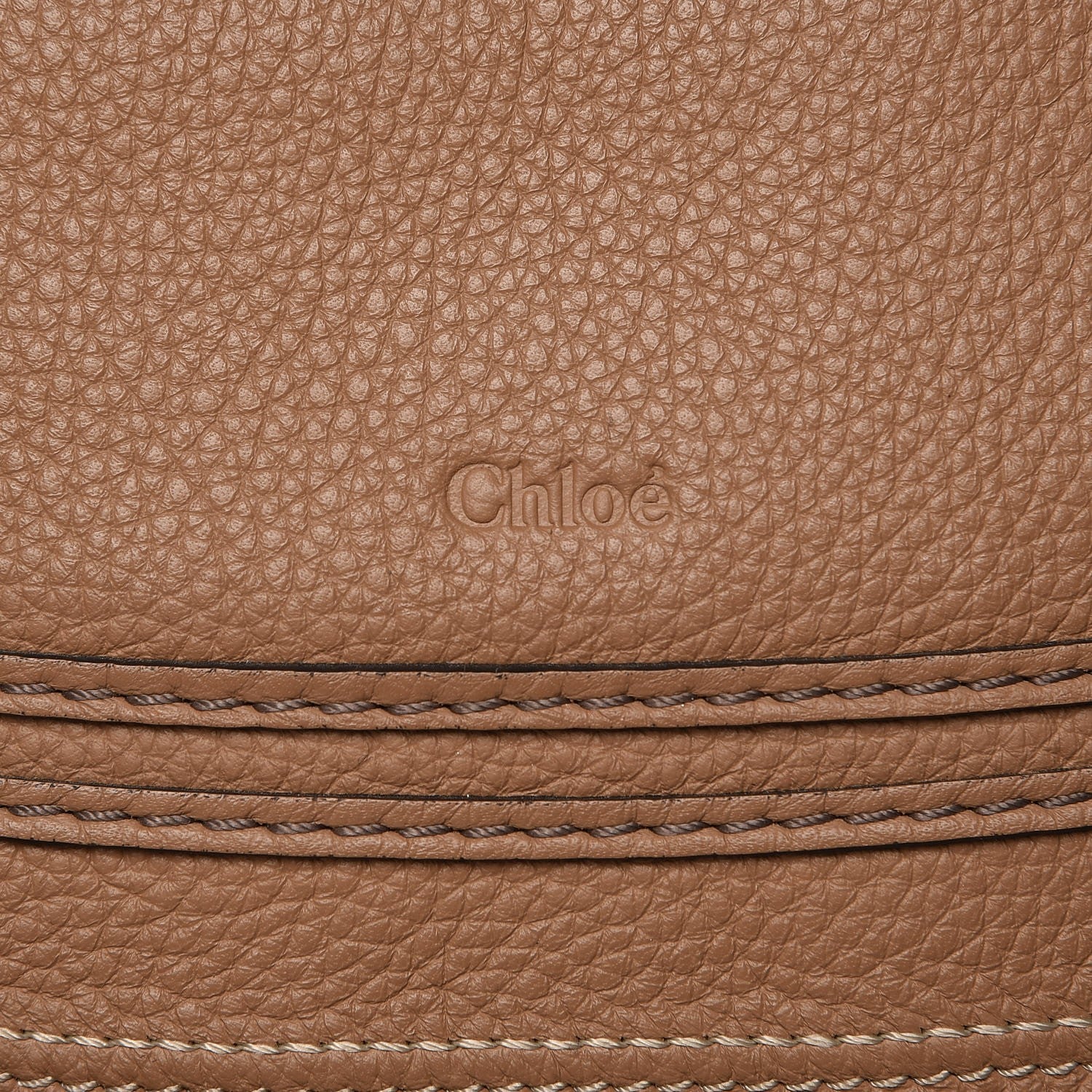 Chloe Calfskin Medium Marcie Satchel Sand Shell 6 of 11