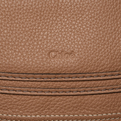 Chloe Calfskin Medium Marcie Satchel Sand Shell 6 of 11